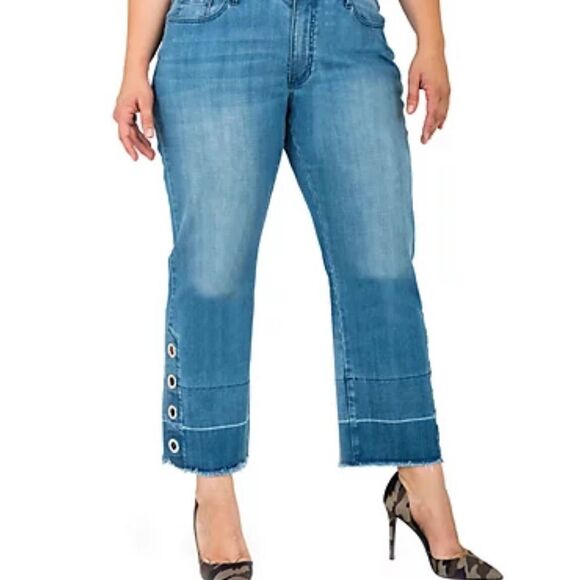 Standards & Practices Meryl Streight Cropped jeans size 16 - Picture 1 of 14